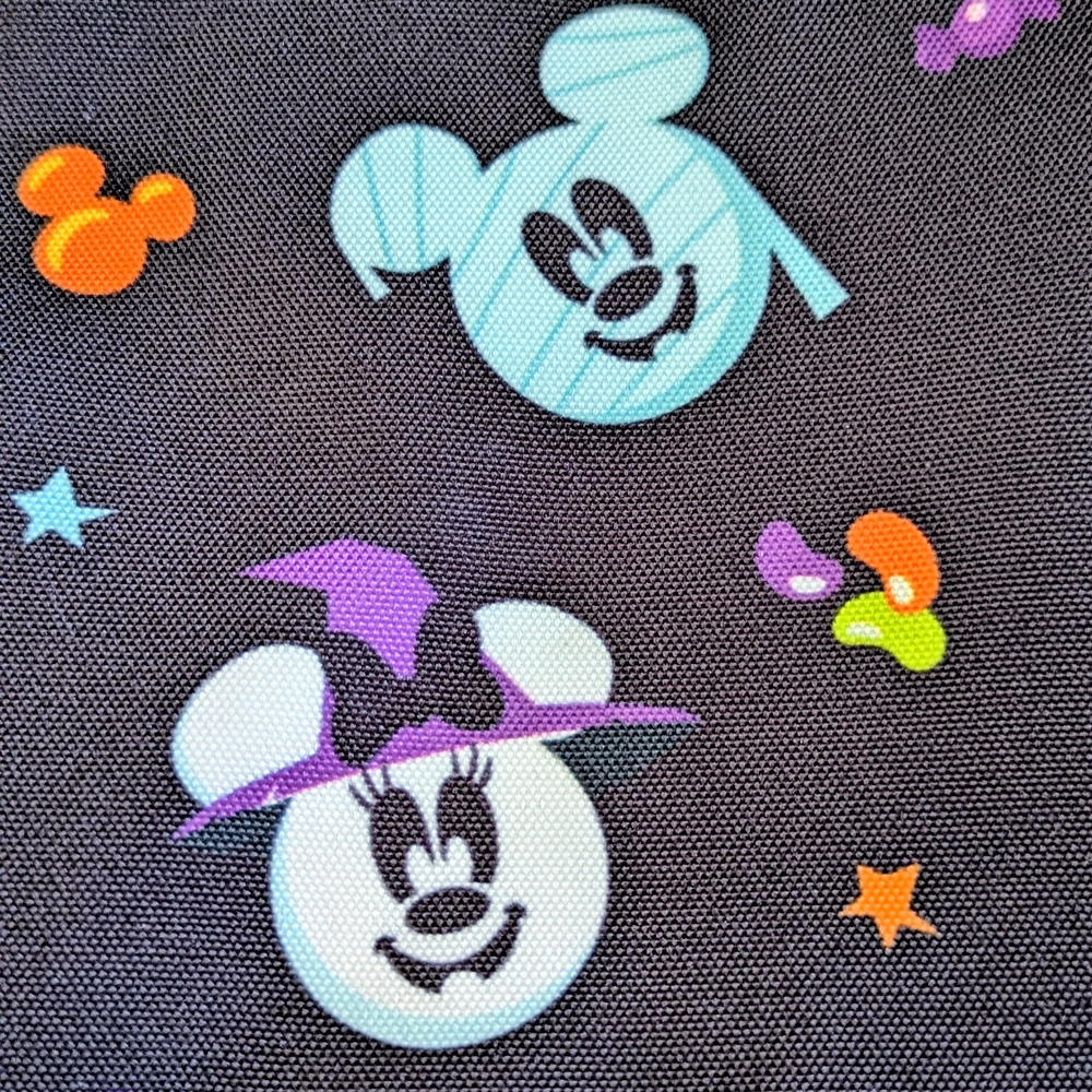 Loungefly Disney Mickey Mouse & Minnie Mouse Halloween Passport Crossbody Bag - Picture 7 of 8